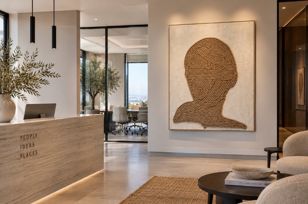 Contemporary art in a professional interior – Carla Kikkert