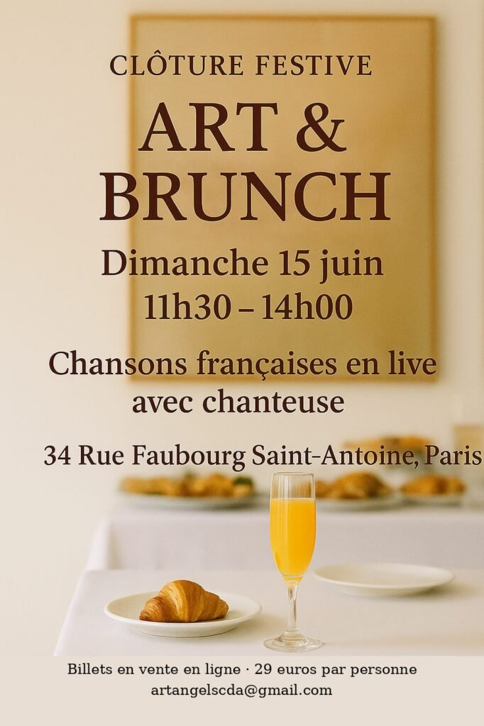 Art & Brunch – closing event United by Art Paris, 15 June 2025